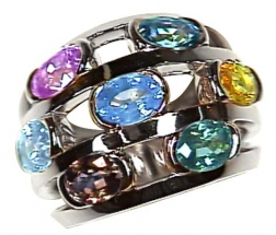 L464GS - Bague Arc-en-ciel Marie M®