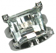 L465GBCR - Bague Pillow Cut Marie M®