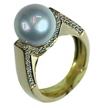 L485JBV - Bague perle et diamants Marie M®