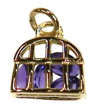 P239JA - Breloque Pendentif Cage Marie M®