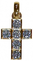 P440JB - Pendentif Croix Marie M®