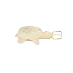 Pendentif Tortue Nacre et Or