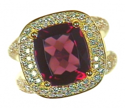 L211JBH - Bague Charmeuse grenat Marie M