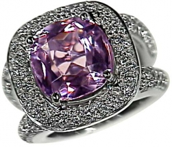 L211GBK Bague Charmeuse Kunzite Marie M